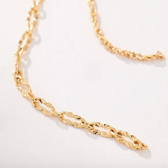 ANTHROPOLOGIE Double Layered Knotted Lariat Necklace - NWT ($48 Retail) - Picture 3 of 3